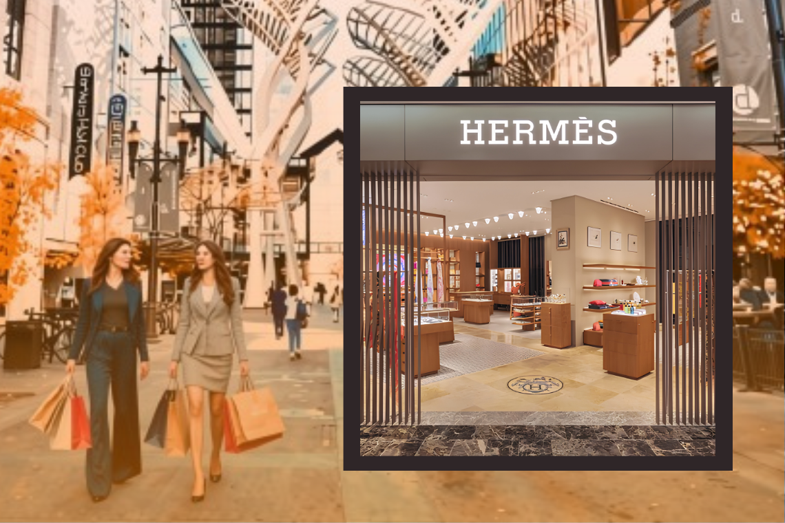 Hermes Opening Stephen Avenue