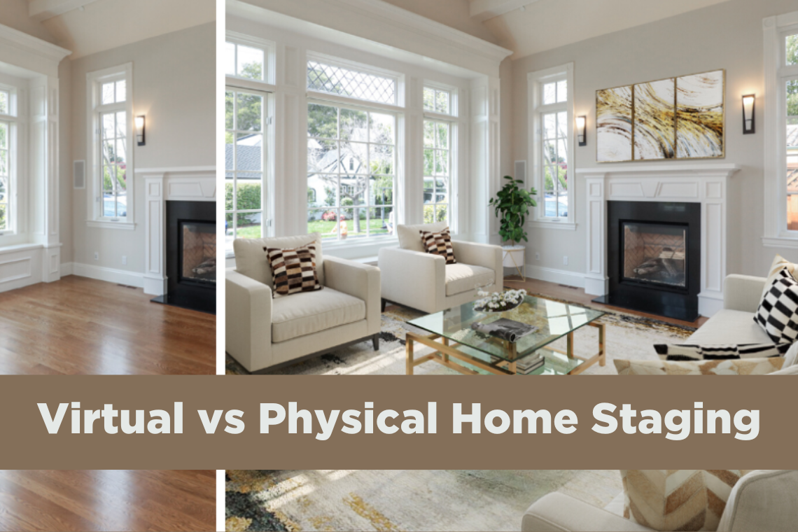 Virtual vs Physical Home Staging
