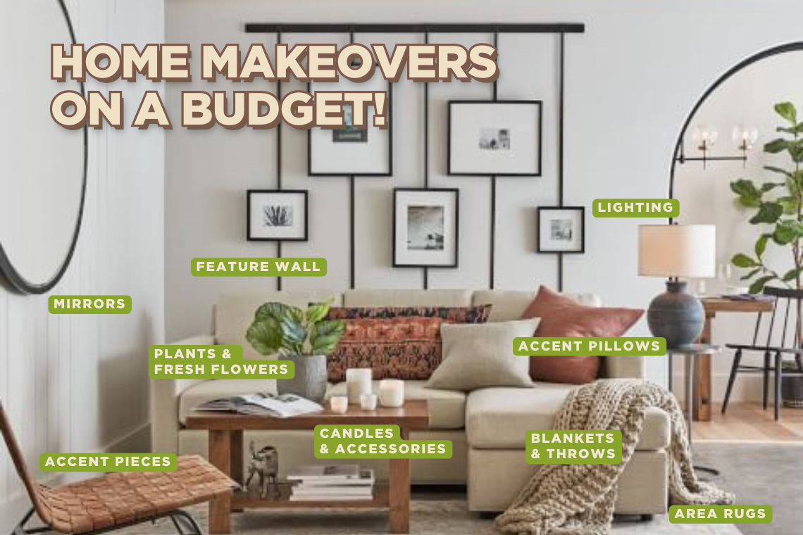 Home makeovers on a budget