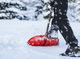 snow shovelling