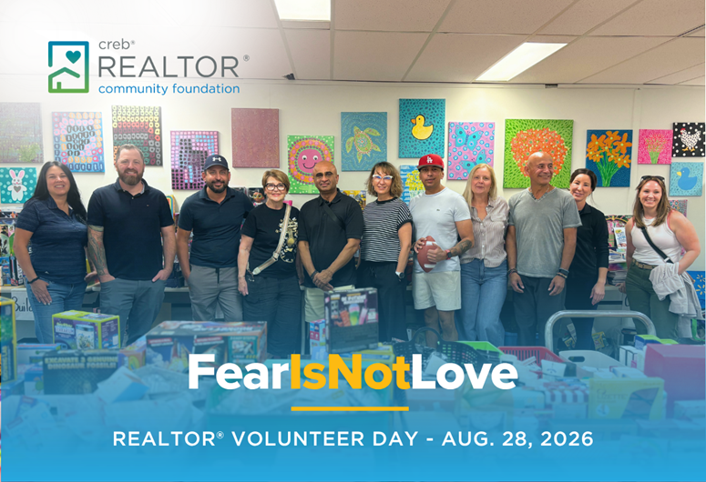 Fear is not love REALTOR Volunteer Day