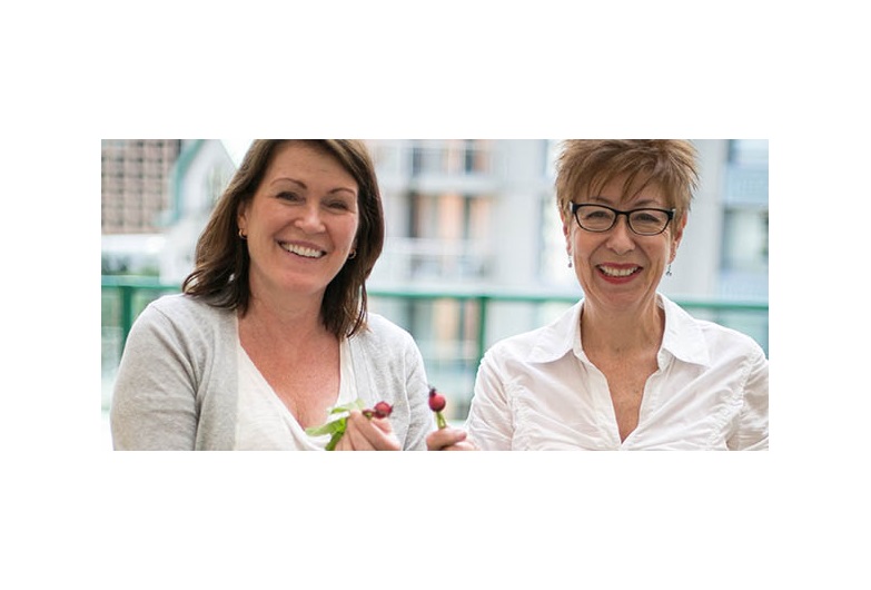 From left, Mary Lu Merritt and Marion Tompkins say they helped organize a herb garden at their Eau Claire condo in an effort to create a better sense of community and to 'get their hands dirty.' Photo by Michelle Hofer/For CREB®Now