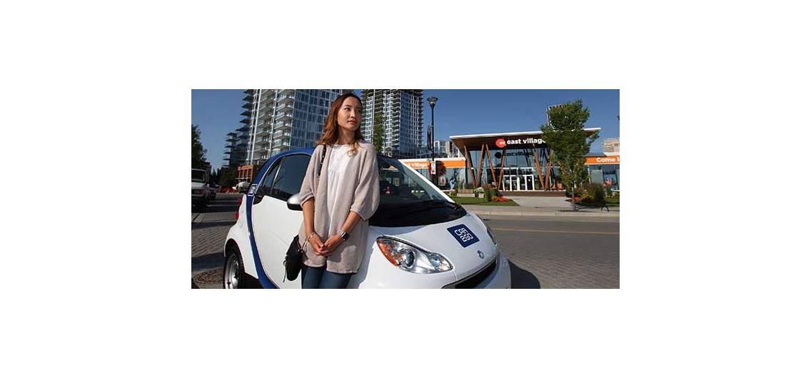 Jennifer Lee, 21, has primarily used transit to get around Calgary since moving to the city two years ago. She says she has no plans to own a car, insteading using Car2go when necessary. Photo by Wil Adruschak/For CREB®Now