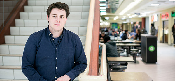 University of Calgary Students' Union president Levi Nilson believes some progress was made this year on improving safety around secondary suites safer, but feels more needs to be done. Photo by Michelle Hofer/for CREB®Now