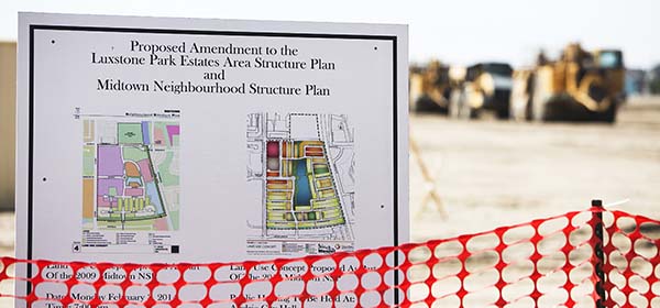 Grading has already begun on Airdrie's long-delayed Midtown residential development. Upon completion, the 16-hectare lot is labelled for up to 800 residential units. Photo by Carl Patzel/For CREB®Now