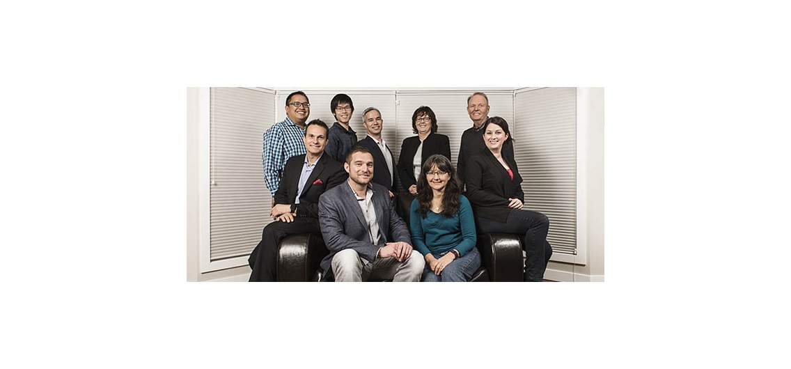 Front, from left: Rolland Lequier, secretary; Dave Bonk, chair; Sue Trefry, project manager, volunteer director; Michelle Caplan, director fund development. Back, from left: John Casuga, family liaison, Kevin Quan, IT director; Jeff Luzack, treasurer; Cindy Eberth, communications director; Bart Bates, vice chair. Photo courtesy Jose Soriano photography