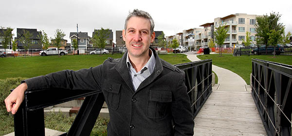 Bryan Romanesky, a former city planner and CEO of City Trend, says Currie Barracks could serve as a blueprint for the current McMahon Stadium site moving forward. Photo by Wil Andruschak/For CREB®Now.