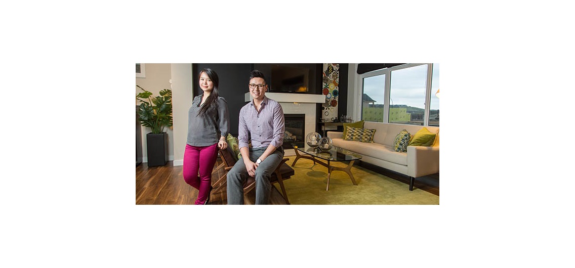 Jenny Hoa and Patrick Yeung, who are selling their individual condos in order to buy a move-up home and combine their households in Simons Gate. Photo by Adrian Shellard/For CREB®Now