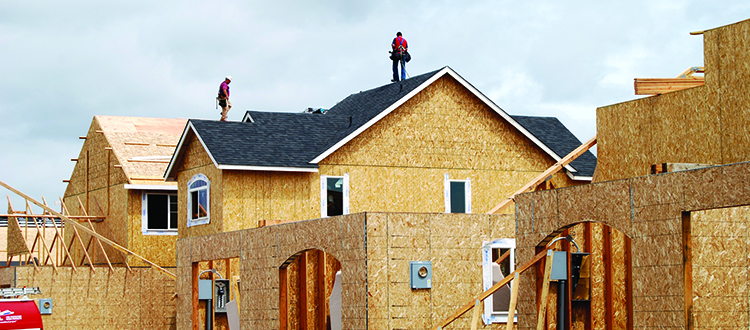 According to CMHC, the total number of home completions in the Calgary region for January and February combined was up, but absorption is down . CREB®Now file photo.
