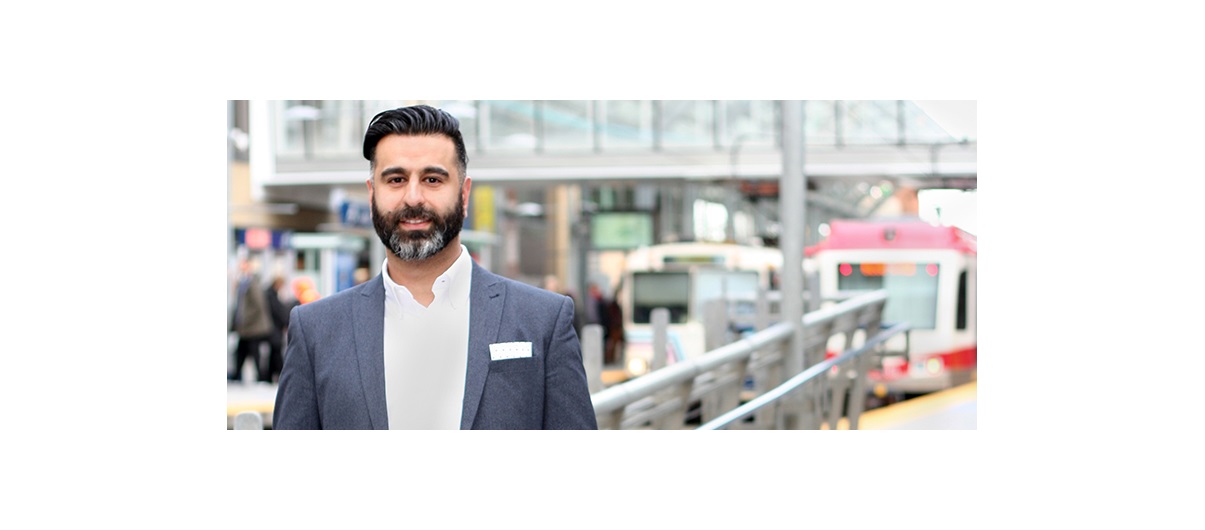 Calgary Transit senior transit planner Asif Kurji says everyone is a pedestrian, thus reinforcing the need for a strategy around it. Photo courtesy Calgary Transit.