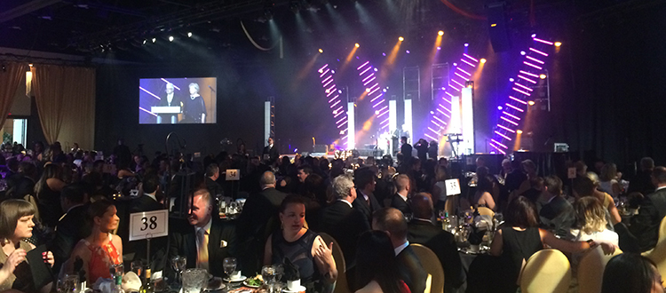 More than 1,300 people attended the 29th SAM Awards Saturday night where the best of the Calgary region's homebuilding industry were honoured. Photo by Jamie Zachary/CREB®Now