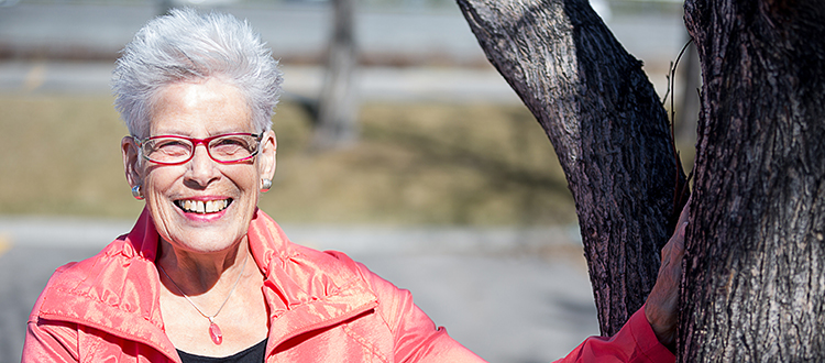 Marilyn Jones began her career in Calgary real estate in 1975. She served as CREB® president in 2005, a year which saw Calgary experience similar flooding to that seen in 2013. Photo by Michelle Hofer/For CREB®Now