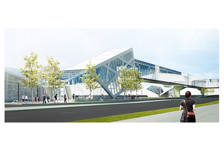 The new bridge over Macleoad Trail at 61st Avenue S.W. will include accessibility features such as elevators and escalators, have a covered four-metre walkway and a connection directly into the second level of Chinook Centre. Illustration courtesy City of Calgary