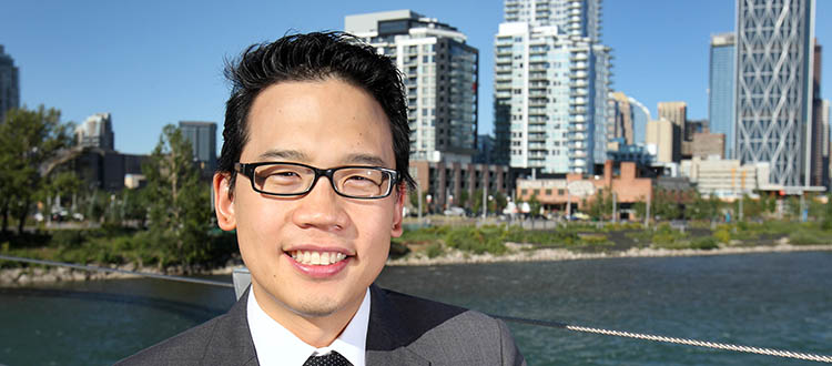 Richard Cho of CMHC said slower population growth as the result of Alberta's weak economy will place downward pressure on housing demand in Calgary. Photo by Wil Andruschak/For CREB®Now