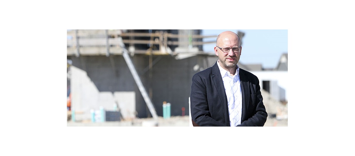 Westmark Holdings general manager Paul Gerla envisions the Cooper's Town Promenade commercial area that's current being developed will be vibrant, functional open-air plaza to harmonize with existing community. Photo by Carl Patzel/For CREB®Now