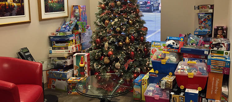 Royal LePage Benchmark is collecting new unwrapped toys and cash donations for the Children’s Cottage Society and Brenda's House until Dec. 9. Photo courtesy Royal LePage Benchmark