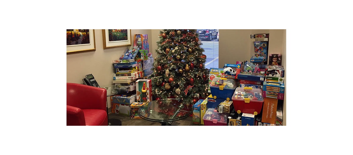 Royal LePage Benchmark is collecting new unwrapped toys and cash donations for the Children’s Cottage Society and Brenda's House until Dec. 9. Photo courtesy Royal LePage Benchmark