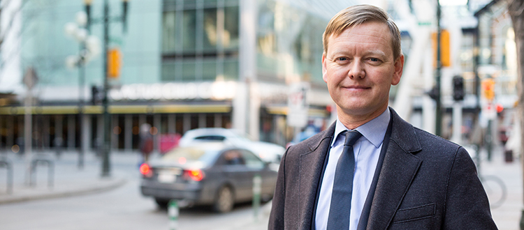 Baclay Street partner, vice-president and associate broker for leasing and sales Dan Harmsen said few sublease transactions getting done in Calgary's downtown office market, similar to 2009. Photo by Michelle Hofer/For CREB®Now