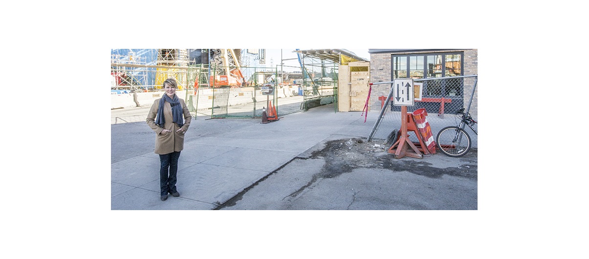 Calgary Municipal Land Corp.’s Susan Veres said a new partnership between her organization and the Calgary Stampede will help develop a grander and more walkable Stampede Park. Photo by Cody Stuart/Managing Editor