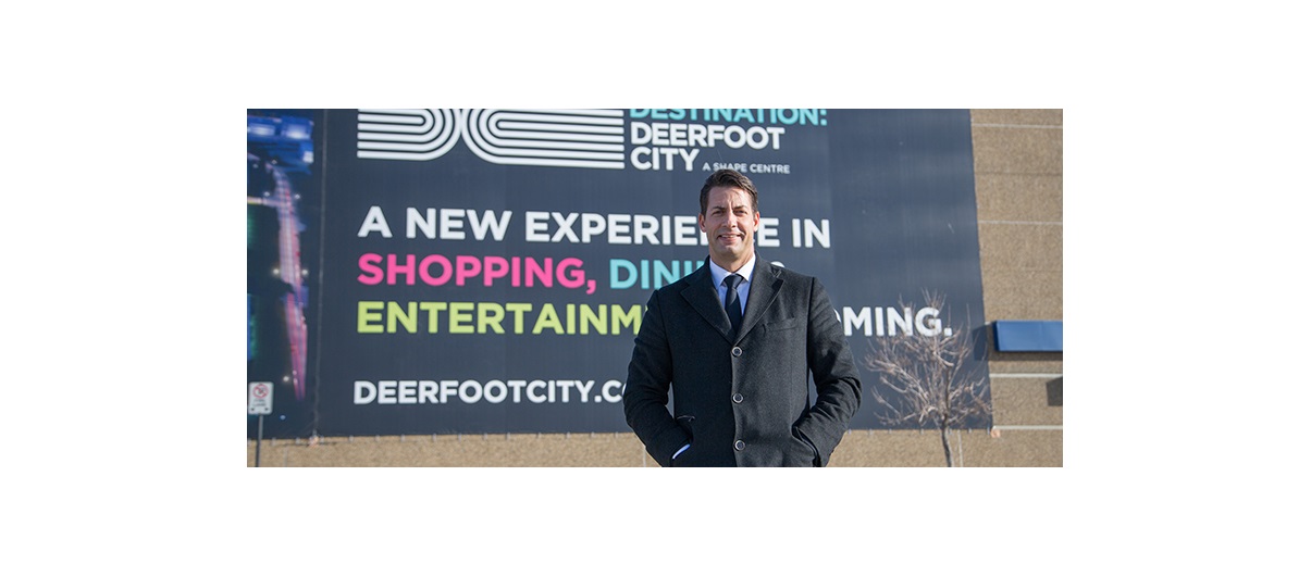 Darren Kwiatkowski of Shape Properties says nearby homeowners stand to benefit from the new Deerfoot City redevelopment. Photo by Adrian Shellard/for CREB®Now