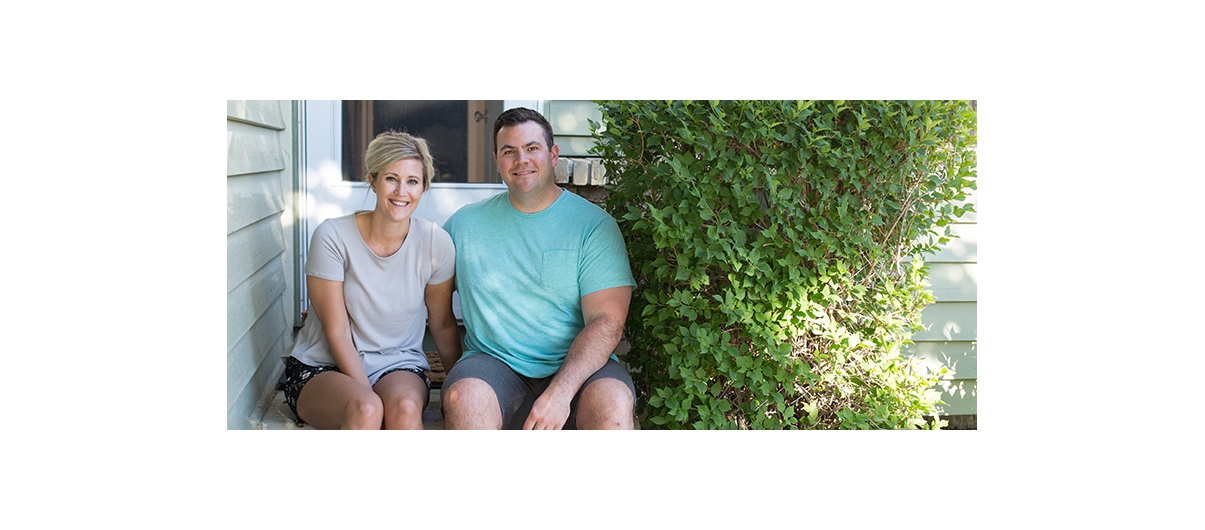 Lisa and Booker Zaytsoff said saving and doing their research paid off when buying their first home. Photo by Michelle Hofer/For CREB®Now