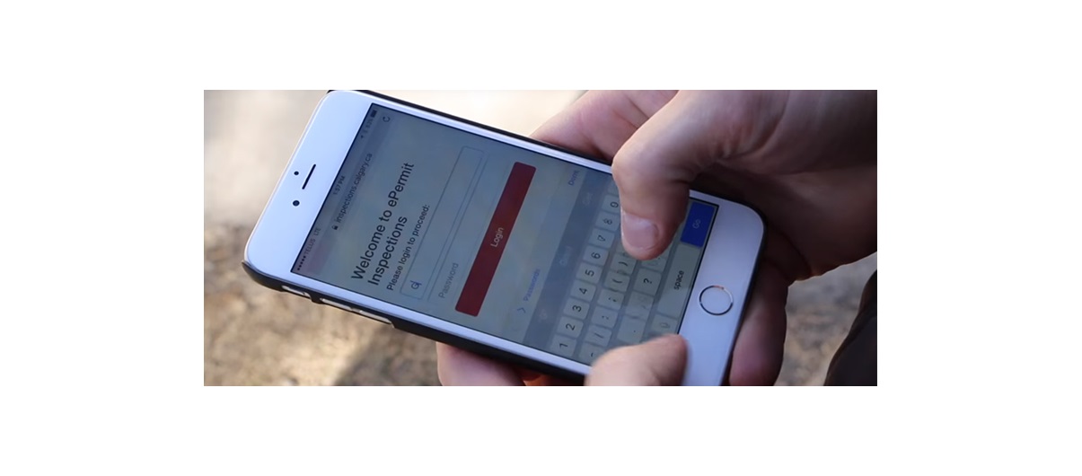 The City of Calgary's ePermit service on the 2016 CAMA Willis Award for Innovation in the Over 100,000 Population category at the Canadian Association of Municipal Administrators's annual awards this past week. Photo courtesy City of Calgary.