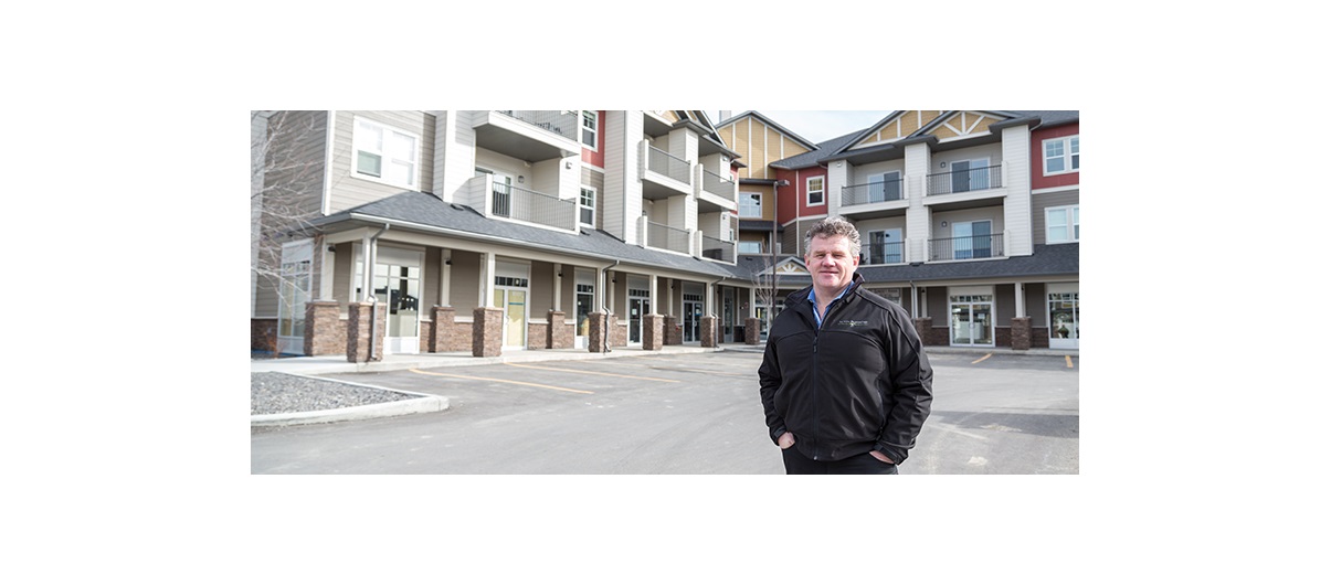 LaVita Properties president Tony Robinson said the live/work units at the Trading Post project in Cochrane have been so popular that the company is planning a similar project in the Fireside community. Photo by Michelle Hofer/For CREB®Now.