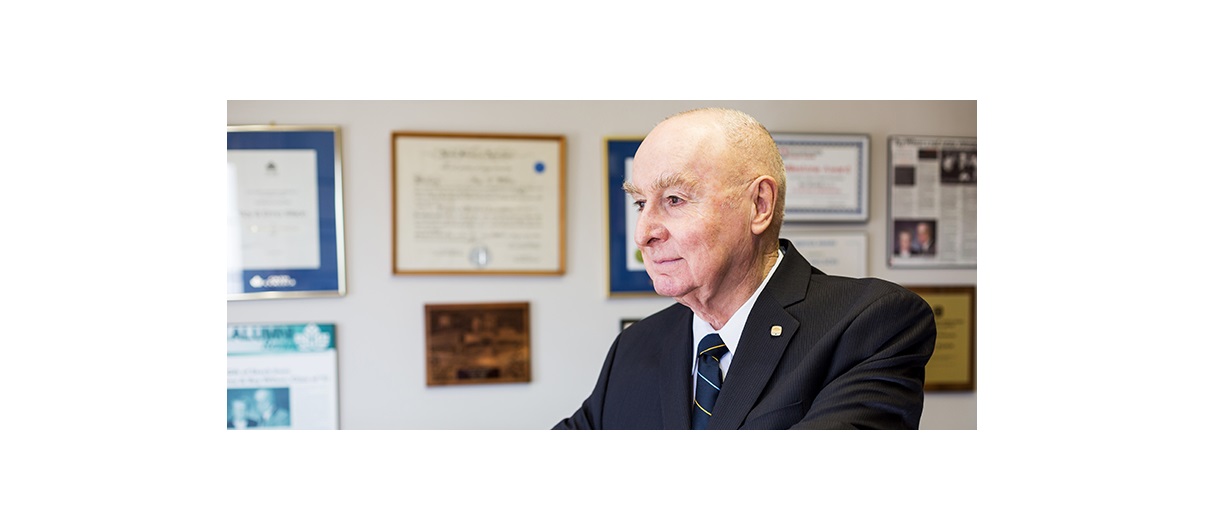 Roy Wilson, who served as CREB®’s president in 1961, remembers everything being smaller back then – the city, the industry and the board. Photo by Michelle Hofer/For CREB®Now