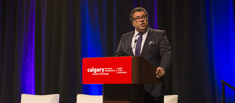 Calgary Mayor Naheed Nenshi said the city added more jobs than it lost in 2015. Photo by Cody Stuart/Managing Editor