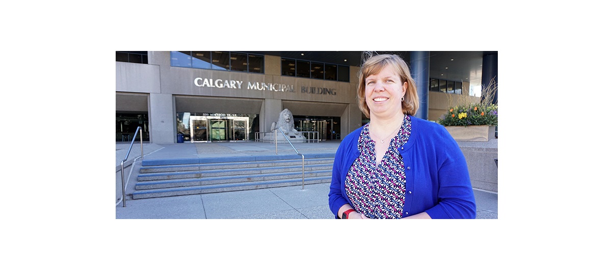 Darby Lee Young is the founder of Level Playing Field, a new universal design consulting company. Level Playing Field will be auditing all city-owned buildings to 
make recommendations on how to improve accessibility. Photo by Paula Trotter/For CREB®Now