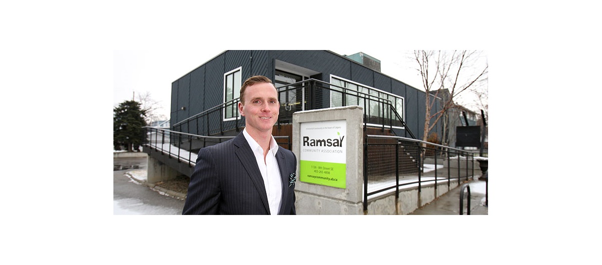 Denver Brust, vice-president internal with the Ramsay Community Association, said the decision to demolish the local seniors' centre has given the community an opportunity to more closely future development. Photo by Wil Andruschak/For CREB®Now