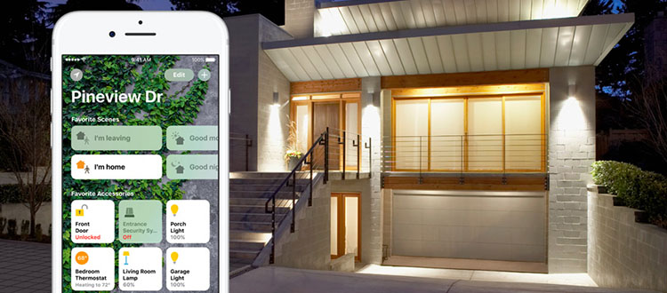 Apple's HomeKit allows users to turn on the driveway lights, open the front door and change the thermostat through voice activization. Submitted photo.
