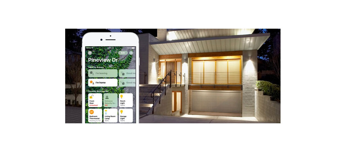 Apple's HomeKit allows users to turn on the driveway lights, open the front door and change the thermostat through voice activization. Submitted photo.