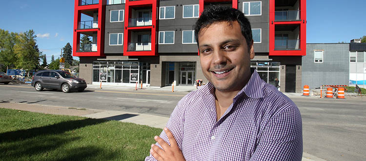 Sarina Homes founder Naz Virani is complimentary of the City of Calgary's approach in consulting with industry and the public as it relates to infill development. Photo by Wil Andruschak/For CREB®Now