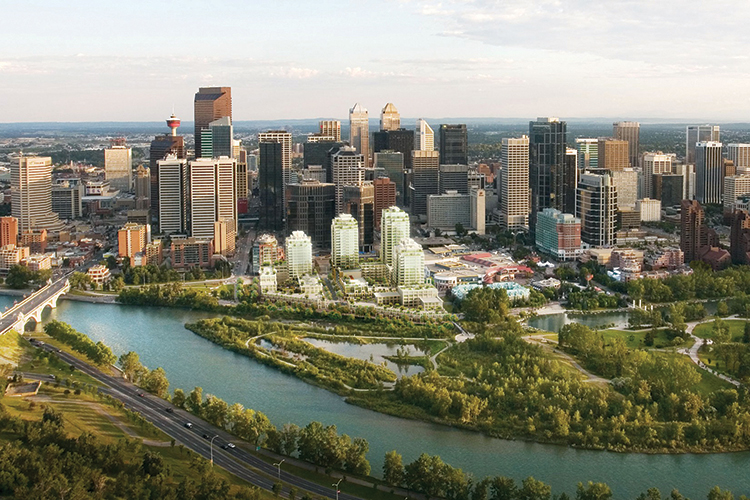 Next to Sien Lok Park and Chinatown, Anthem’s Waterfront development will consist of 11 buildings with more than 1,000 units when completed. Photo rendering courtesy Anthem