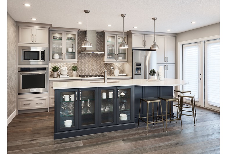 Mattamy Homes designs are characterized by their open concept, which brings the dining room, living room and kitchen together. Photo courtesy of Mattamy Homes
