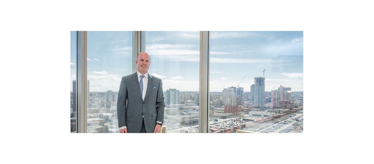 Todd Throndson, managing director and principal for Avison Young in Calgary, says it could be a while before Calgary's skyline sees any changes. CREB®Now file photo