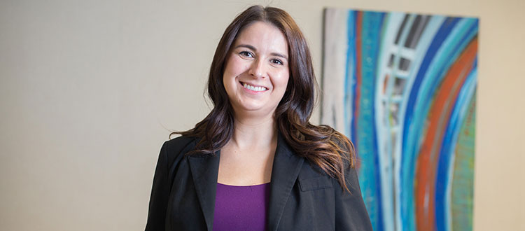 Amy McGregor, retail associate with Barclay Street Real Estate, says the pop-up retail trend is becoming more popular in the city. Photo by Adrian Shellard/For CREB®Now