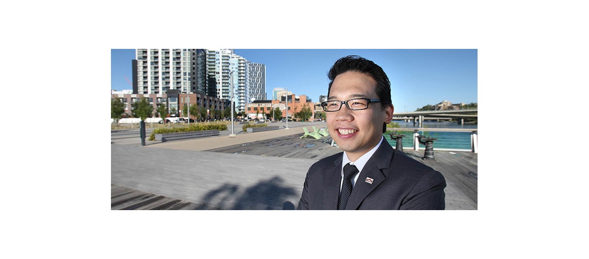Richard Cho, pricipal market analysis for Calgary with CMHC, expects rental vacancy rates to hover around seven per cent in 2017. Photo by Wil Andruschak/for CREB®Now