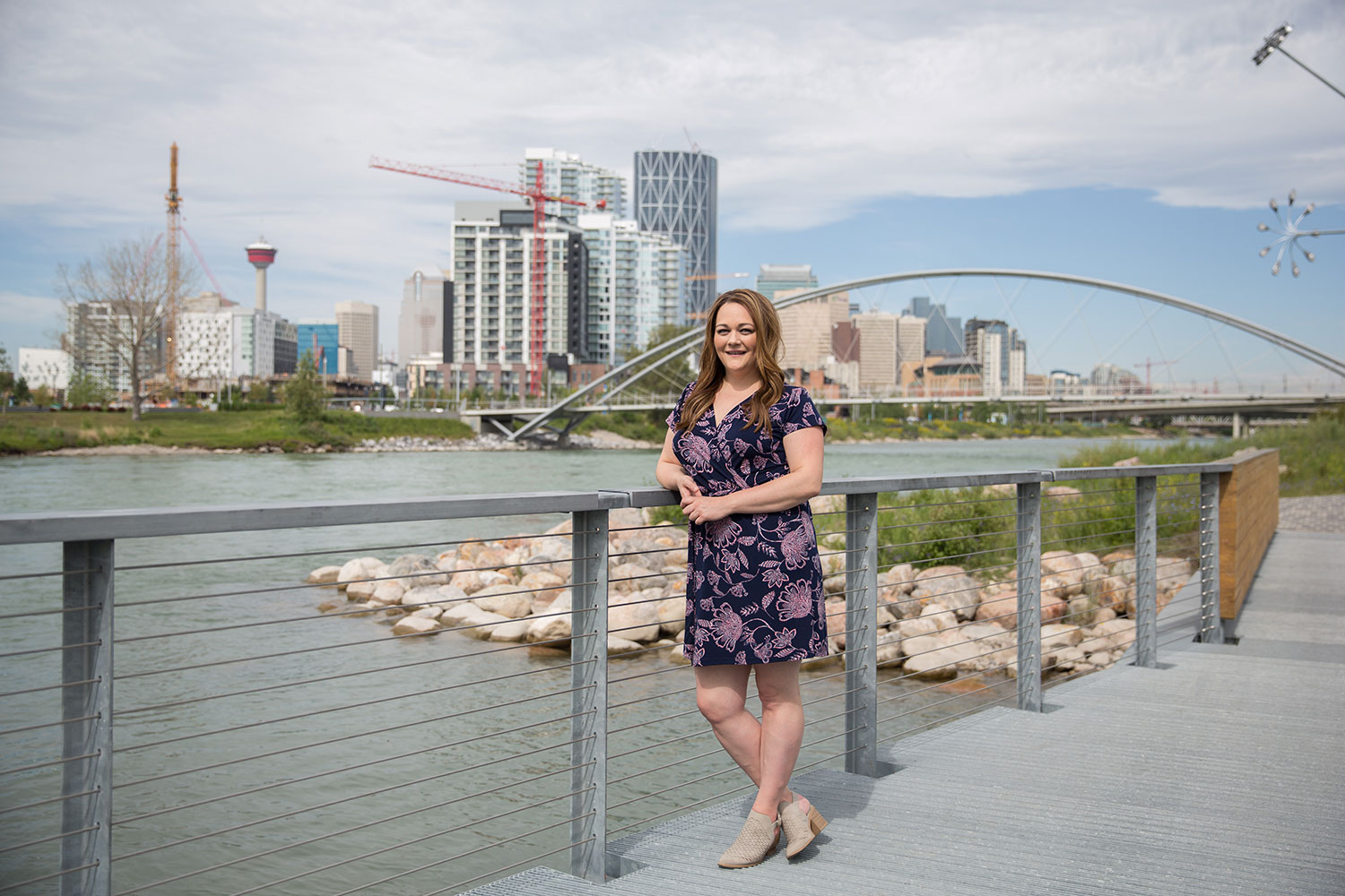 Jessa Morrison, senior manager of marketing and communications for the Calgary Municipal Land Corporation, says that during St. Patrick’s Island’s re-development, wild plant species native to the area were re-introduced to emphasize its “lush and wild” nature.
Adrian Shellard / For CREB®Now