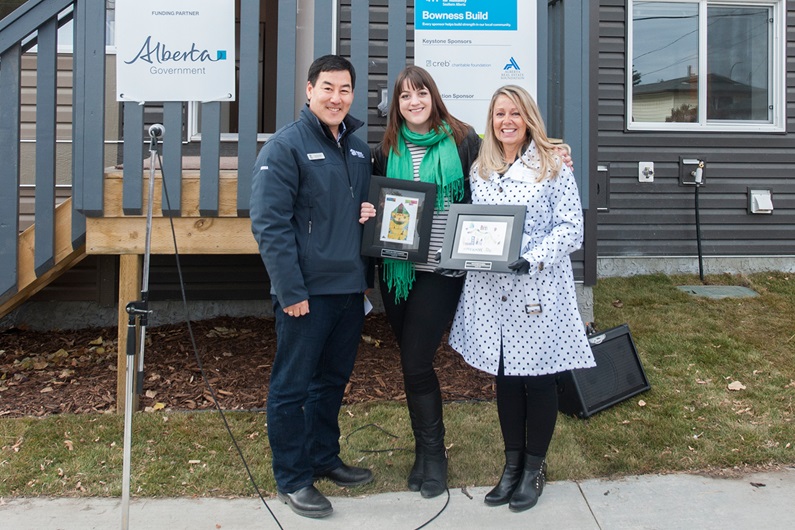 Several sponsors, donors, community partners and volunteers were on hand as Habitat for Humanity celebrated the completion of six new affordable homes in Bowness on Oct. 20.
Cody Stuart / CREB®Now