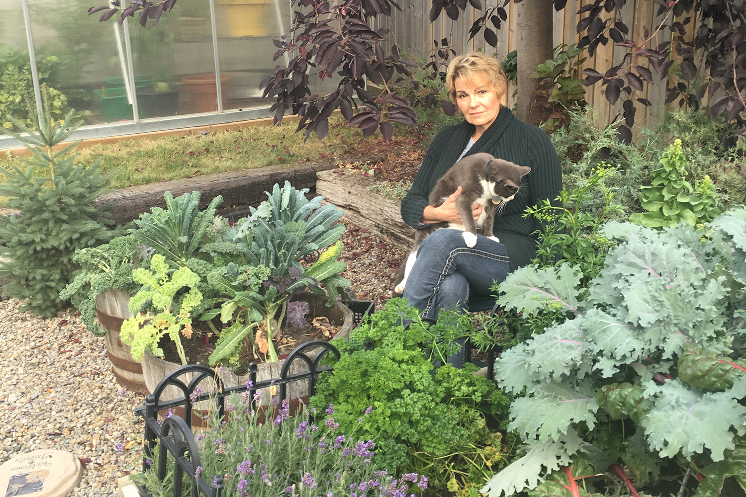 Katherine Moore is an avid gardener, so she and her husband needed a home with a large yard where she could work her magic.
Courtesy Katherine Moore