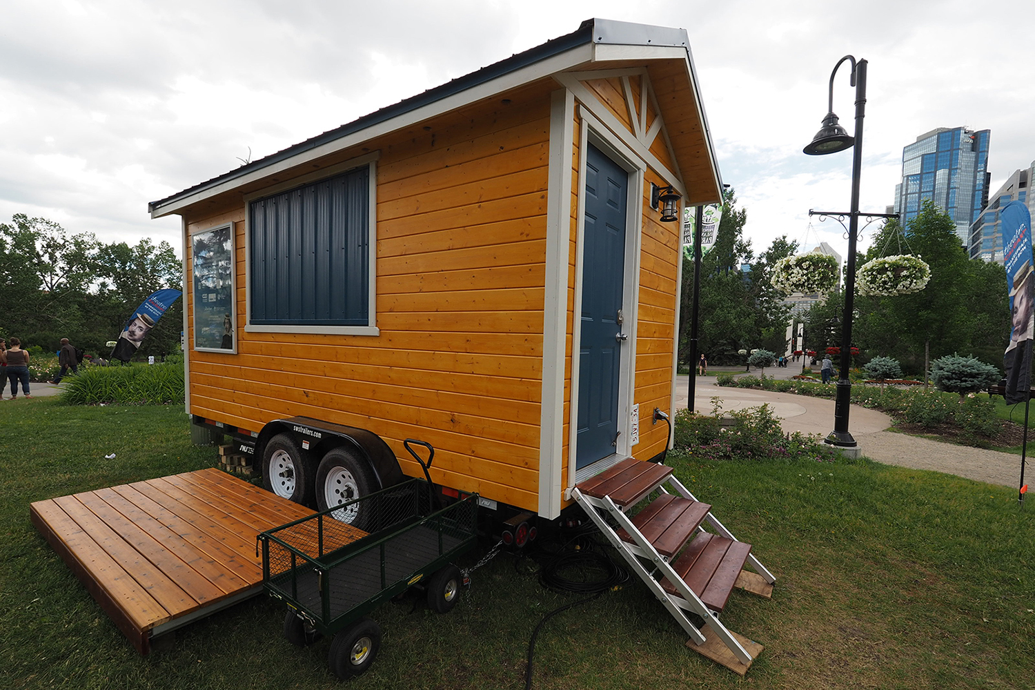 Tiny homes measure between 120 square feet and 420 square feet, and range in price from $50,000 - $100,000.
Courtesy Blackbird Tiny Homes