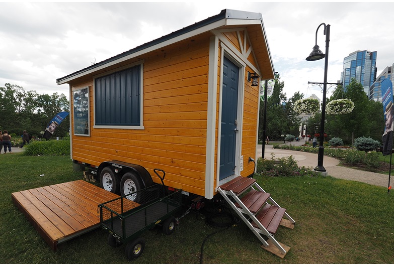 Tiny homes measure between 120 square feet and 420 square feet, and range in price from $50,000 - $100,000.
Courtesy Blackbird Tiny Homes