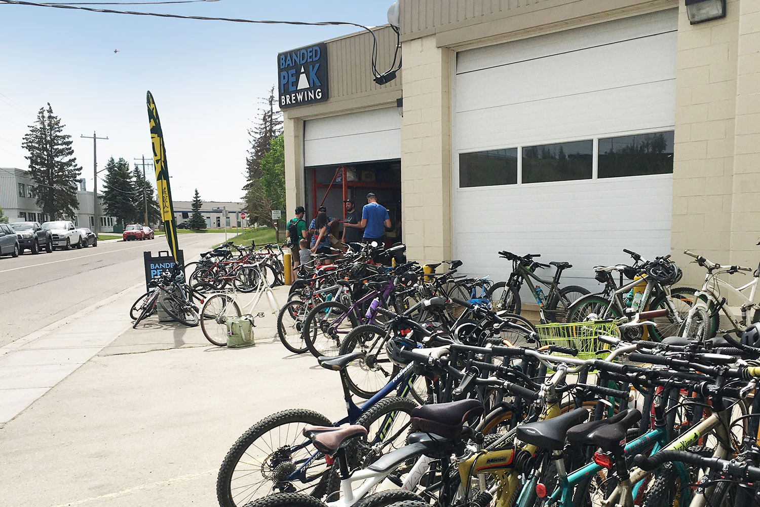 Cyclists have been some of the most enthusiastic supporters of Calgary’s craft breweries.
Courtesy Banded Peak Brewing