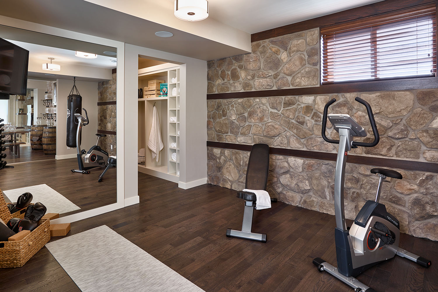 New-build buyers are choosing upgrades related to convenience, such as home gyms.
Courtesy Calbridge Homes