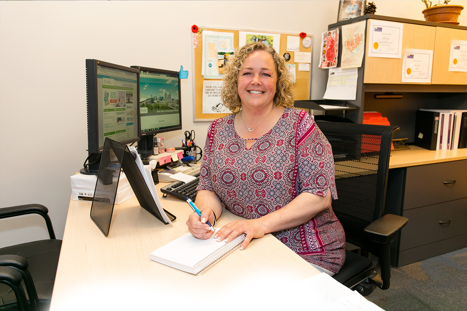 Andrea Gibson, supervisor of compliance and quality control for CREB®, says picking a Realtor involves a number of factors, such as personality, specialization and services. Photo by Jesse Yardley / For CREB®Now