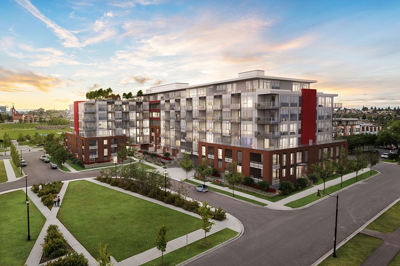 A rendering of Bucci Developments' Radius project in Bridgeland.
Courtesy Bucci Developments