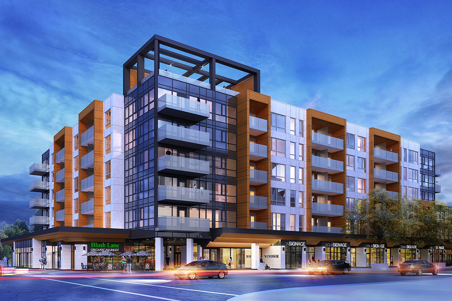 The Windsor by Arlington Group is a new addition to the Elbow Drive streetscape.
Courtesy Arlington Group 