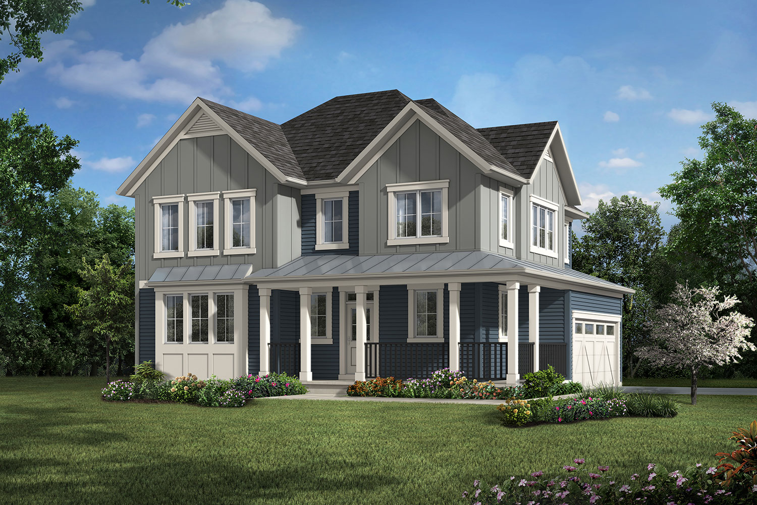 Mattamy’s Carrington home designs include single-family homes, urban towhomes, duplexes and other innovations like the recently released WideLot design, which allows for a wider frontage with a shorter lot depth.
Courtesy Mattamy Homes
